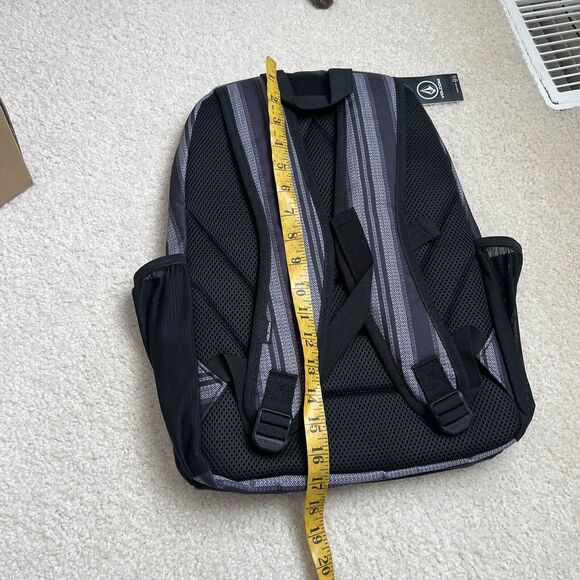 NWT VOLCOM GREY & BLACK SCHOOL HIKING ECT UNISEX SUNSTONE BACKPACK - Picture 3 of 6